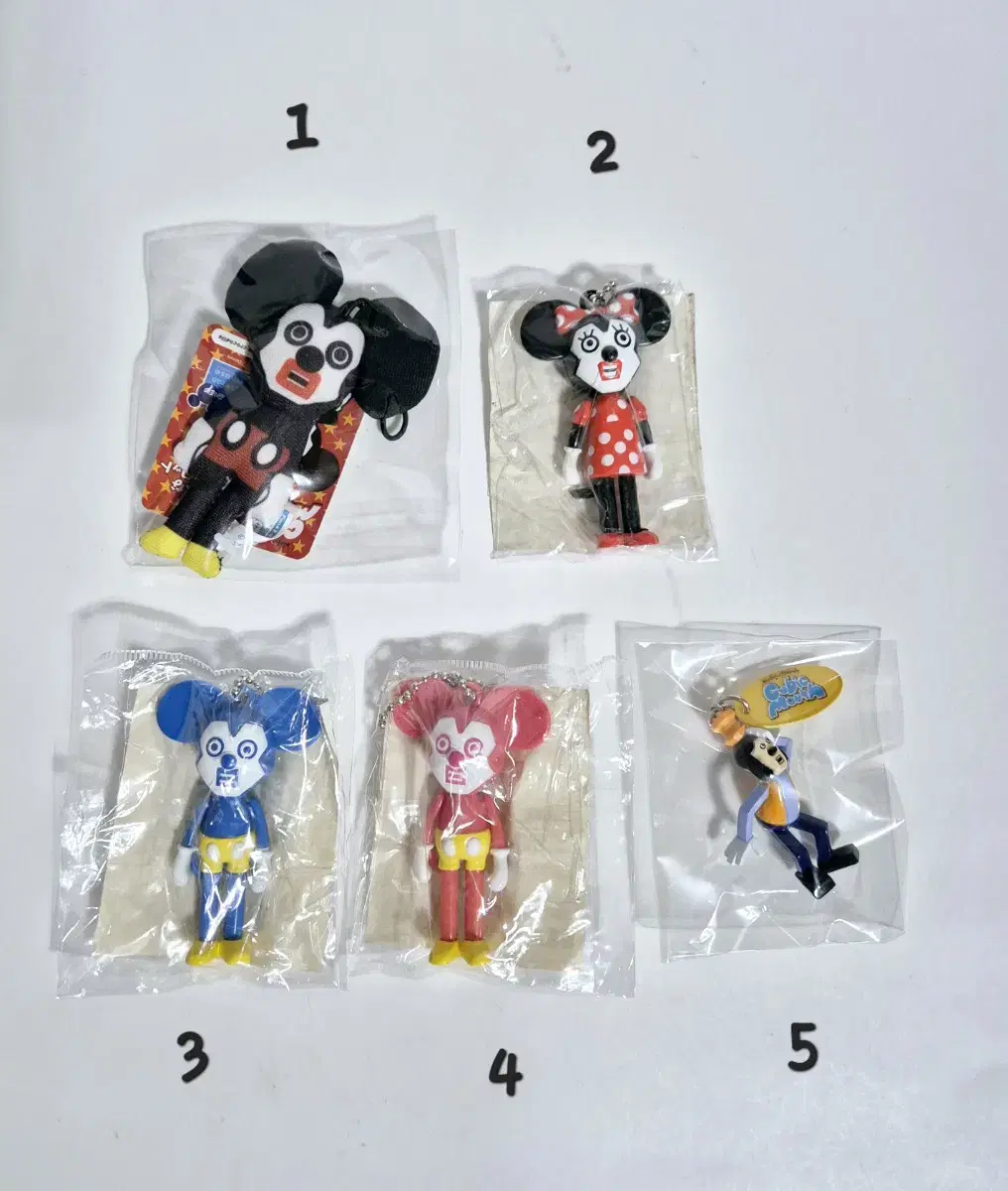 Mickey Mouse (Cubic Mouse) Keyring Figures