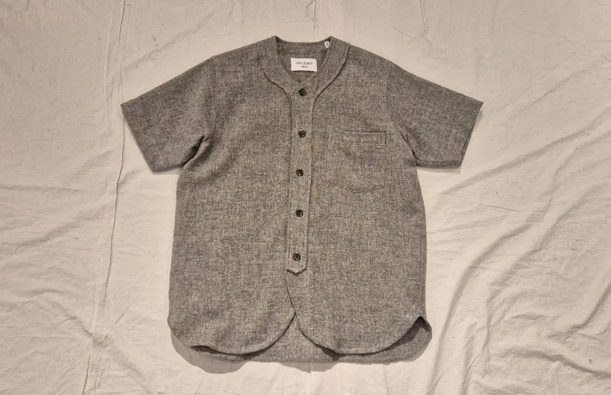 M>Auregasi Baseball Wool Shirt