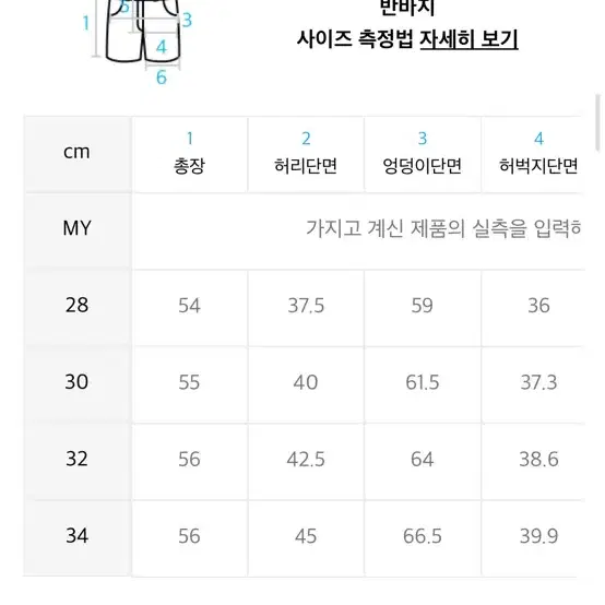 블리츠 와이드 데님 하프팬츠 웨스턴블루 버뮤다