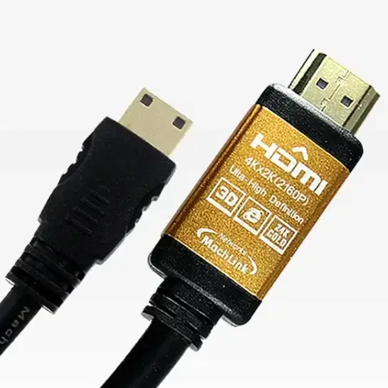 프로젝터/노트북 HDMI to Mini HDMI 2.0 케이블 1.8m