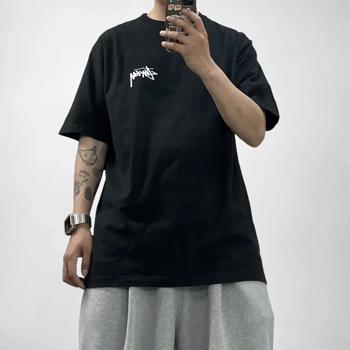 Stussy Feel the Energy Short-Sleeved T-shirt Black