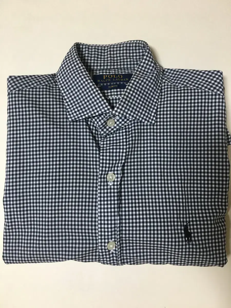 Polo Ralph Lauren Gingham Poplin Shirt for Sale (Slim Fit 14.5)