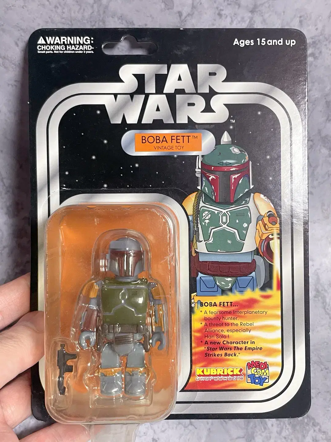 kubrick star wars bobapet collection vintage toy kard packaged edition