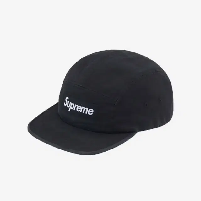 Supreme Washed Chino Twill Camp Cap Blac