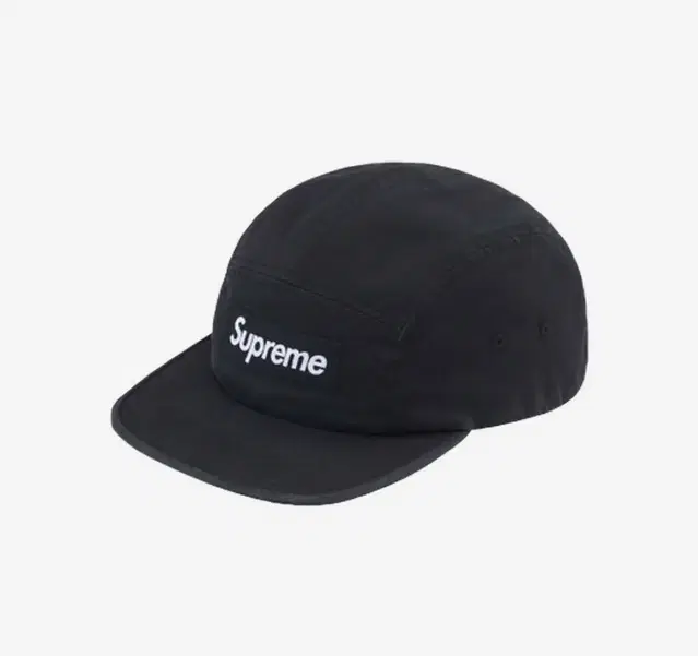 Supreme Washed Chino Twill Camp Cap Blac