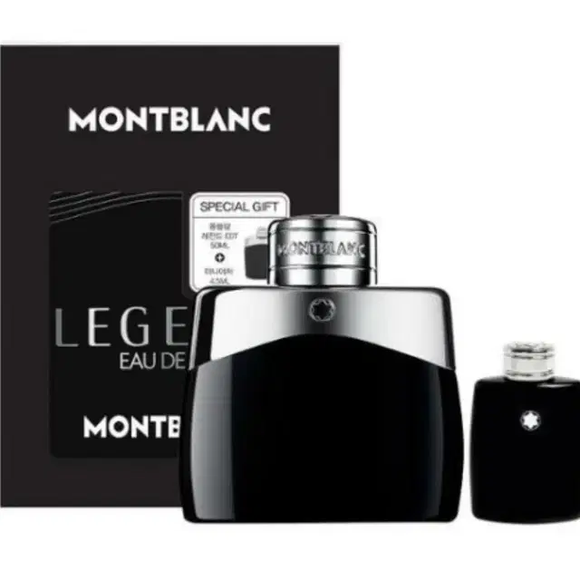 몽블랑 레전드 EDT 50ml+몽블랑 레전드 EDT 4.5ml 미니어처