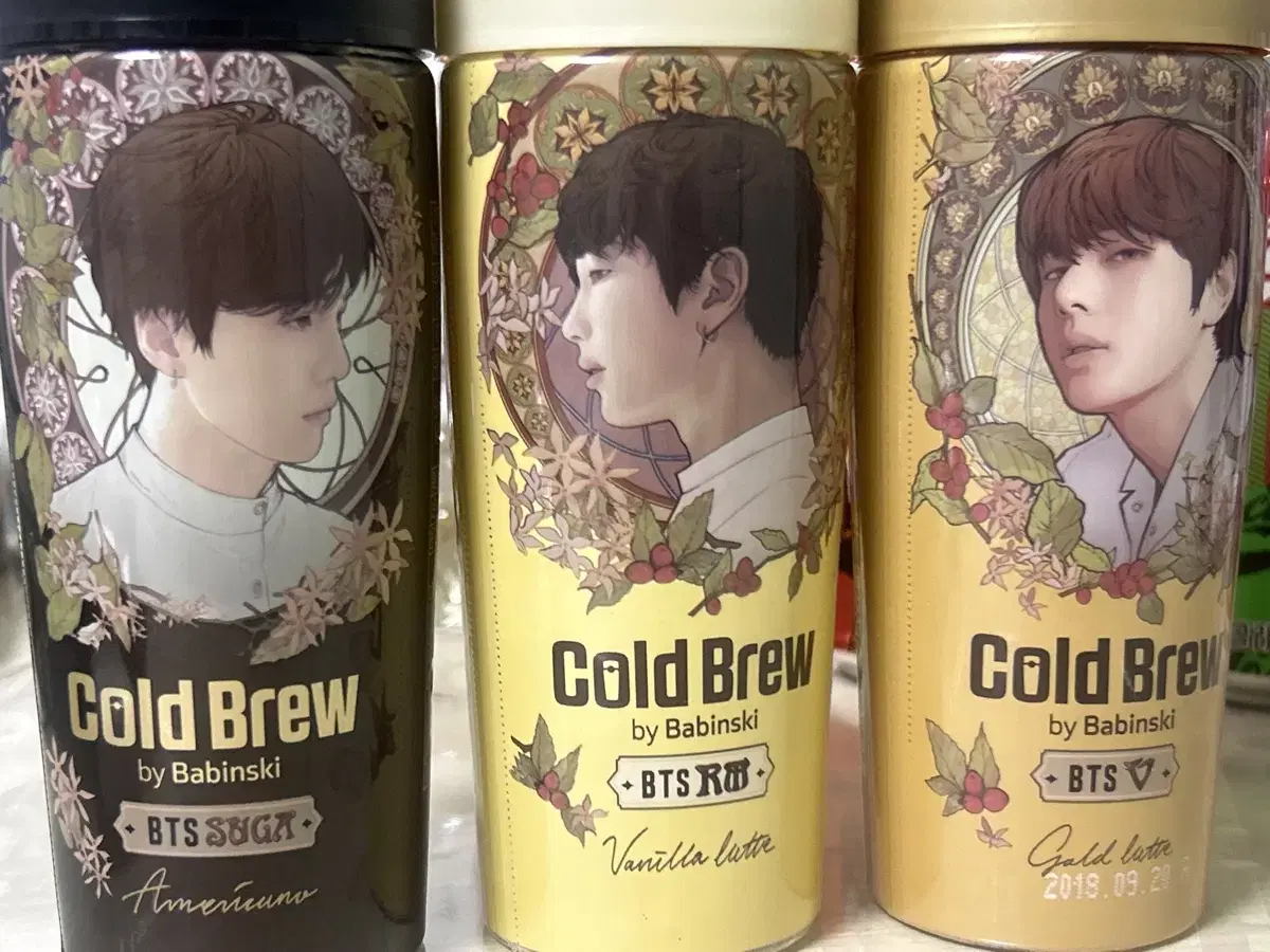 BTS Coffee Canister (suga, rm, v)