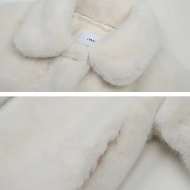 [포이어] Faux Fur Jacket ivory