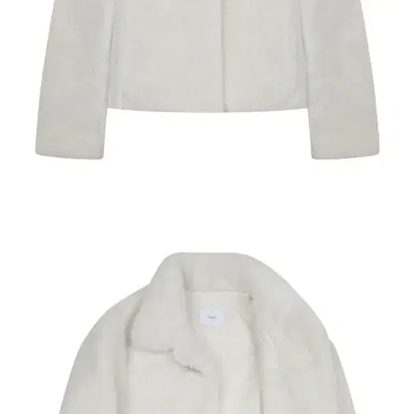 [포이어] Faux Fur Jacket ivory