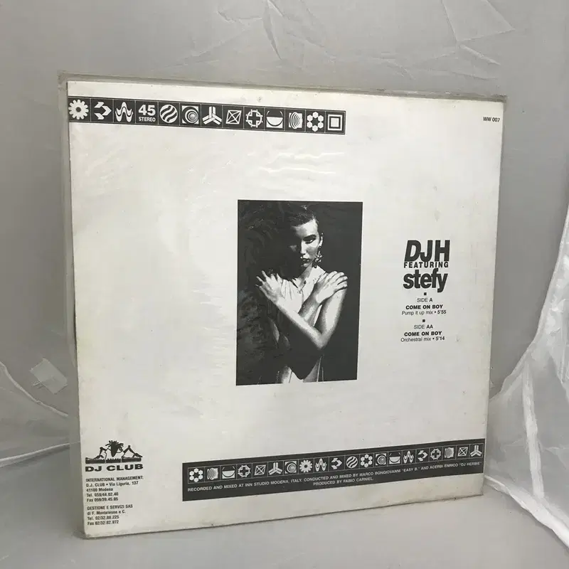 DJH FEATURING STEFY 미개봉 LP / AA2101