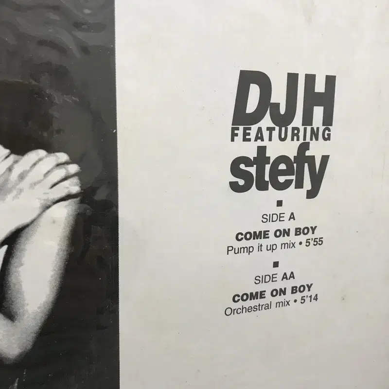 DJH FEATURING STEFY 미개봉 LP / AA2101