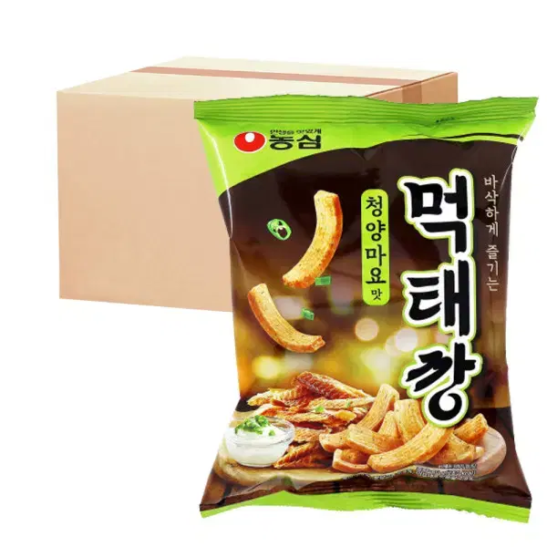 무료배송-농심 먹태깡 청양마요맛 60g 16개