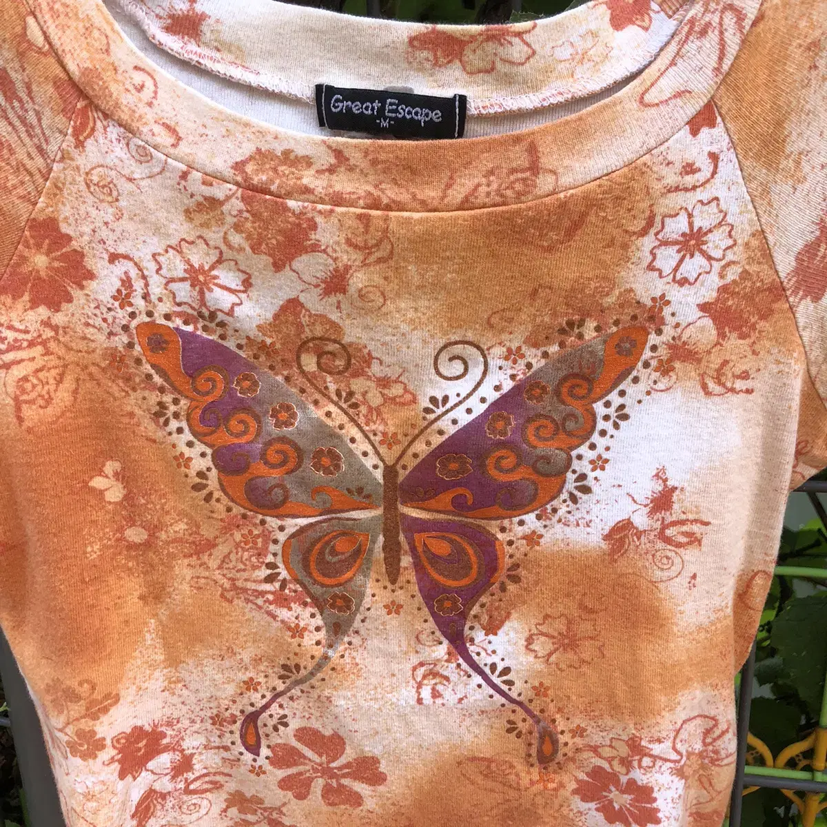 Vintage Great Escape butterfly orange