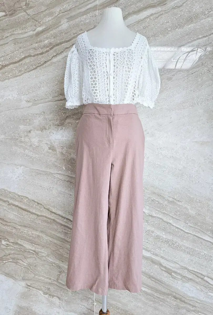 Vahn Acres Indiepink Linen Trousers 77 New