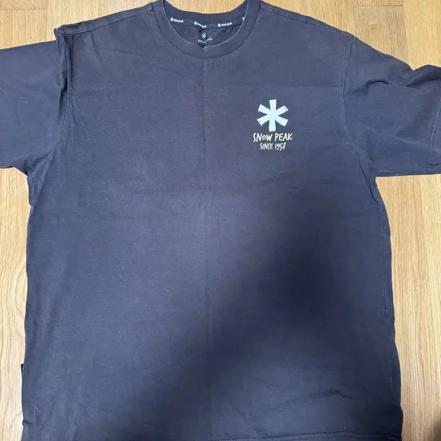 스노우피크 어페럴 size XL 블랙차콜