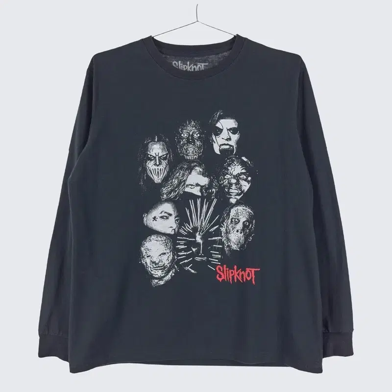 [Slipknot] Poly Cotton Span Print Long Sleeve T-Shirt (Men 95) A20669