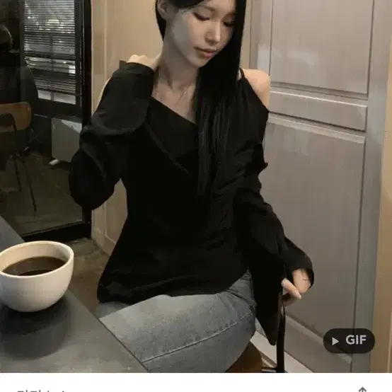 라미스 로브 블라우스