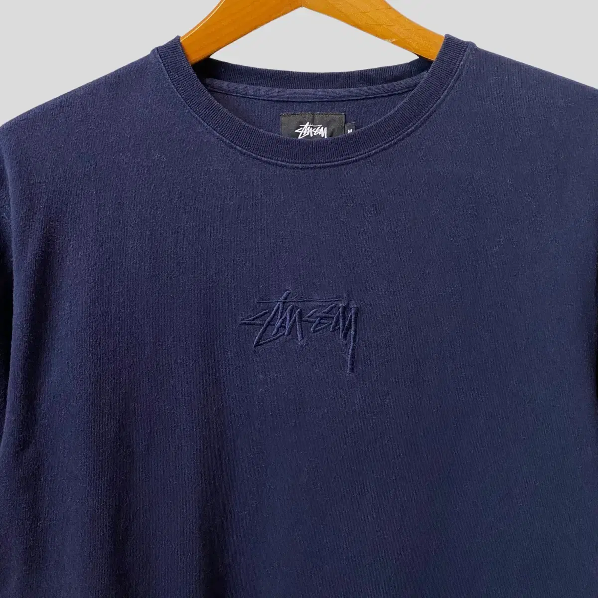 (M)Stussy 스투시 반팔 스웻셔츠