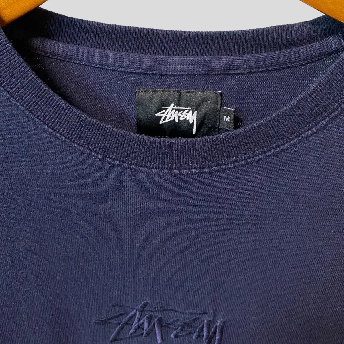 (M)Stussy 스투시 반팔 스웻셔츠