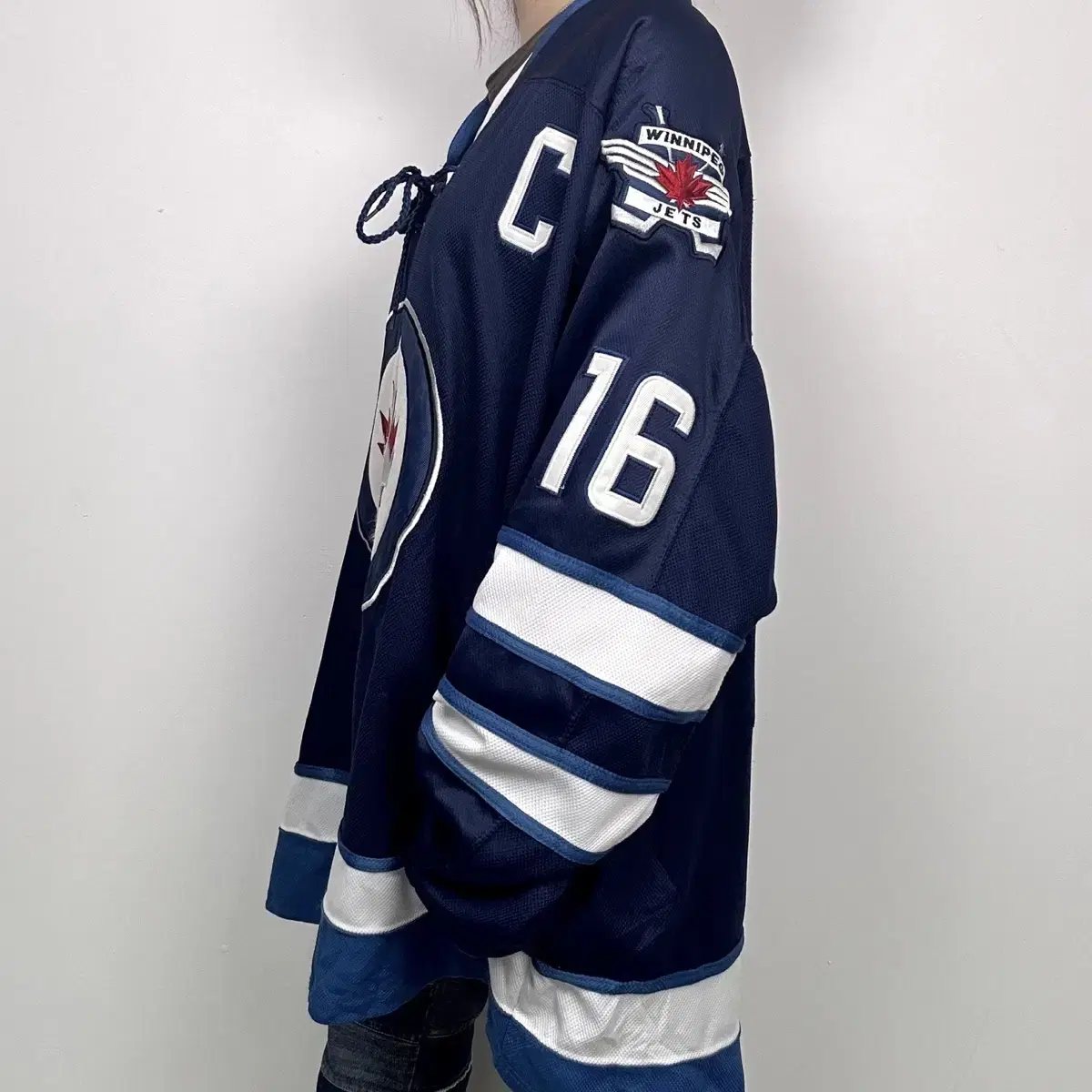 (무료배송) Reebok NHL Winnipeg jets 하키져지