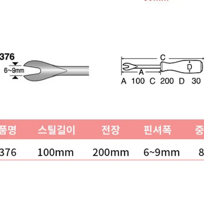 핀셔 썬플래그 핀셔드라이버 NO376 압정 못제거 차량내장클립용