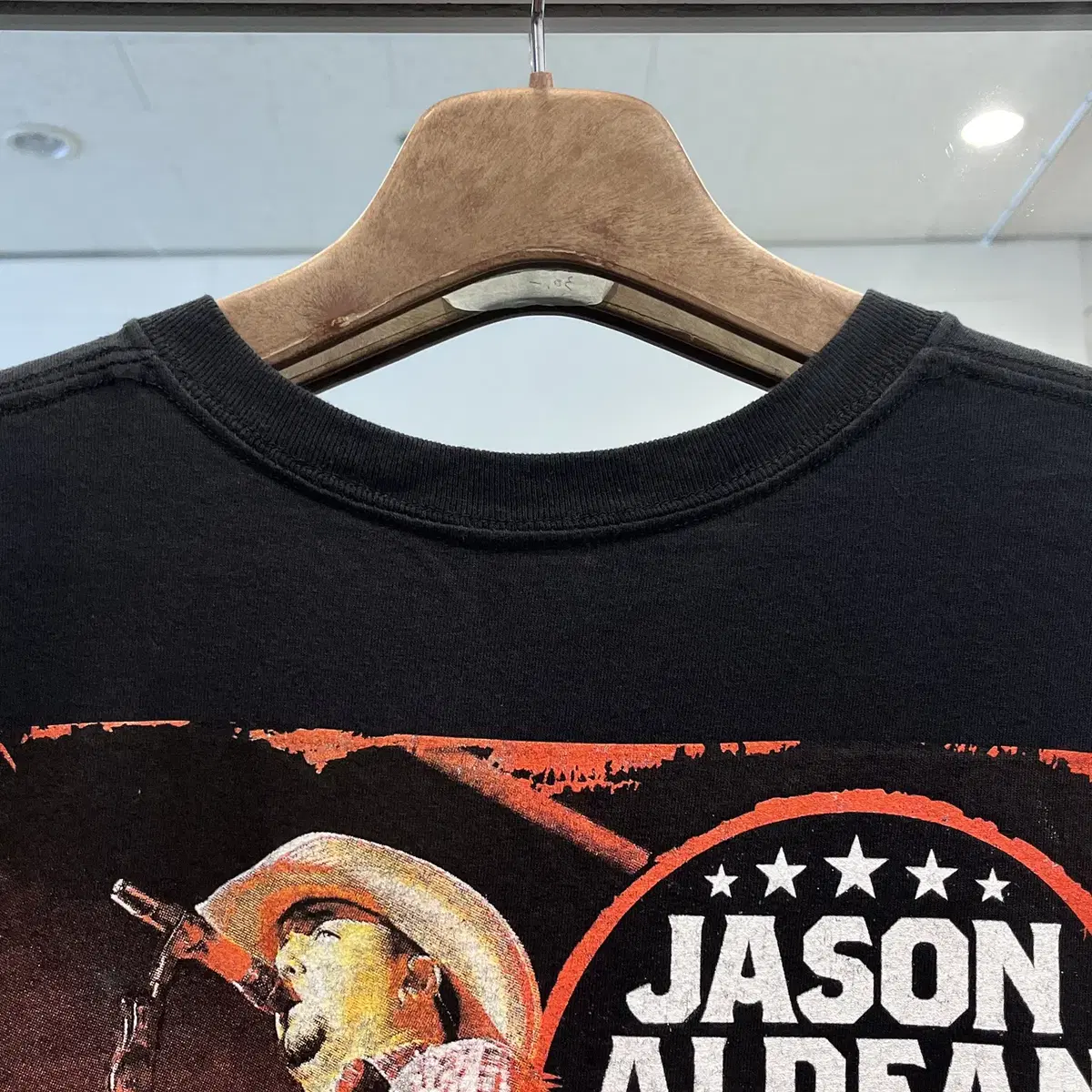 Gildan 길단 JASON ALDEAN 프린팅 반팔 티셔츠