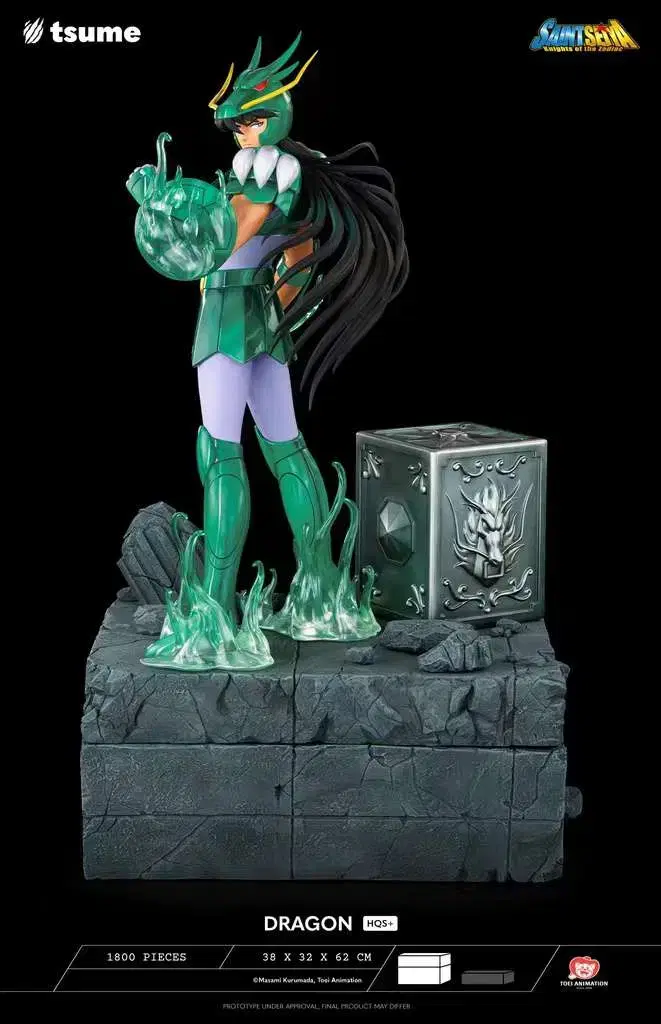 Tsume HQS Dragon Shiryu Saint Seiya Resin Statues