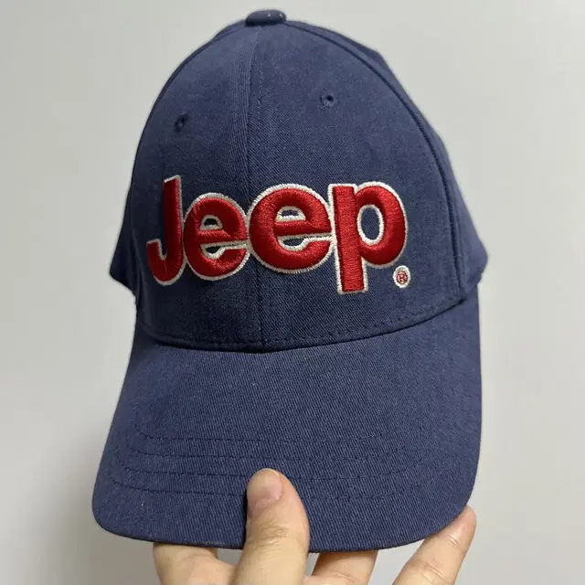 Jeep 큰 로고 네이비 캡모자