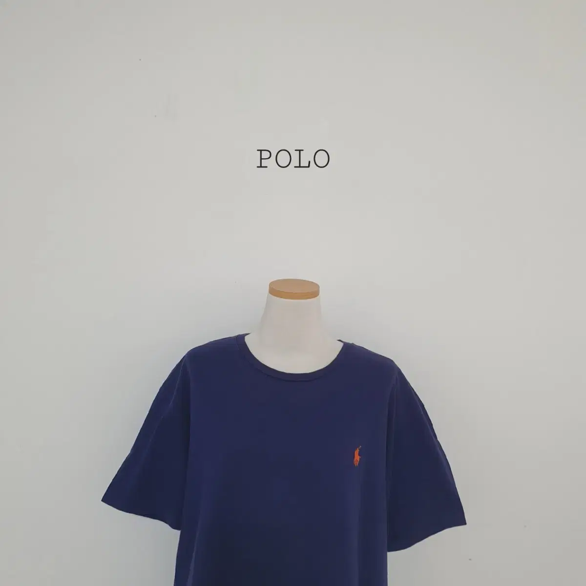 No.24072604 poloShort sleeve poloNavyShort sleeve pony embroiderygo vahn sleeve M