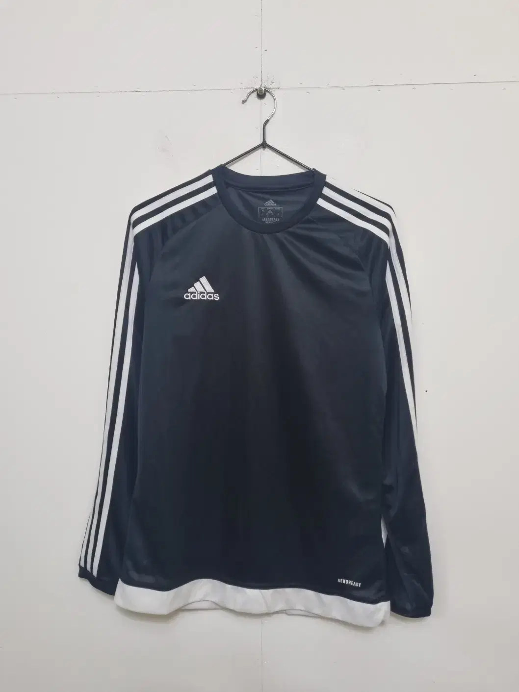 adidas AeroReady Mesh Round Neck Long Sleeve Tee/L