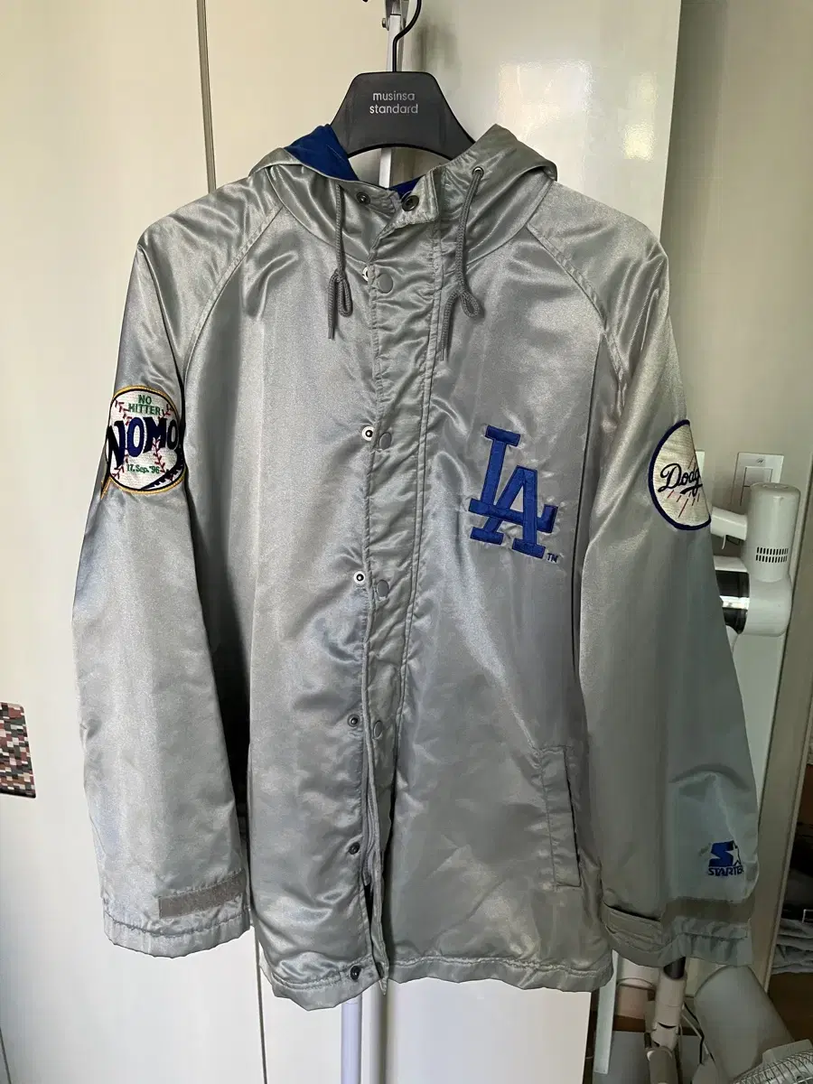 LA Dodgers Starter Vintage Jacket Nomohideo Patch