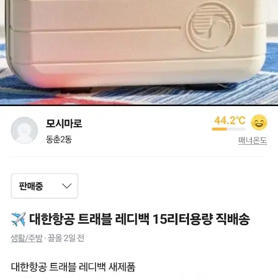 대한항공 트래블백