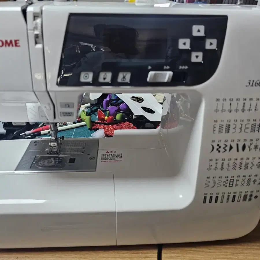 가정용 고급미싱 JANOME 316 QDC