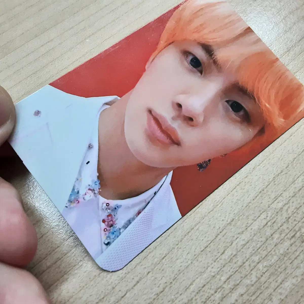 Bangtan Seokjin Anser S version photocard wts