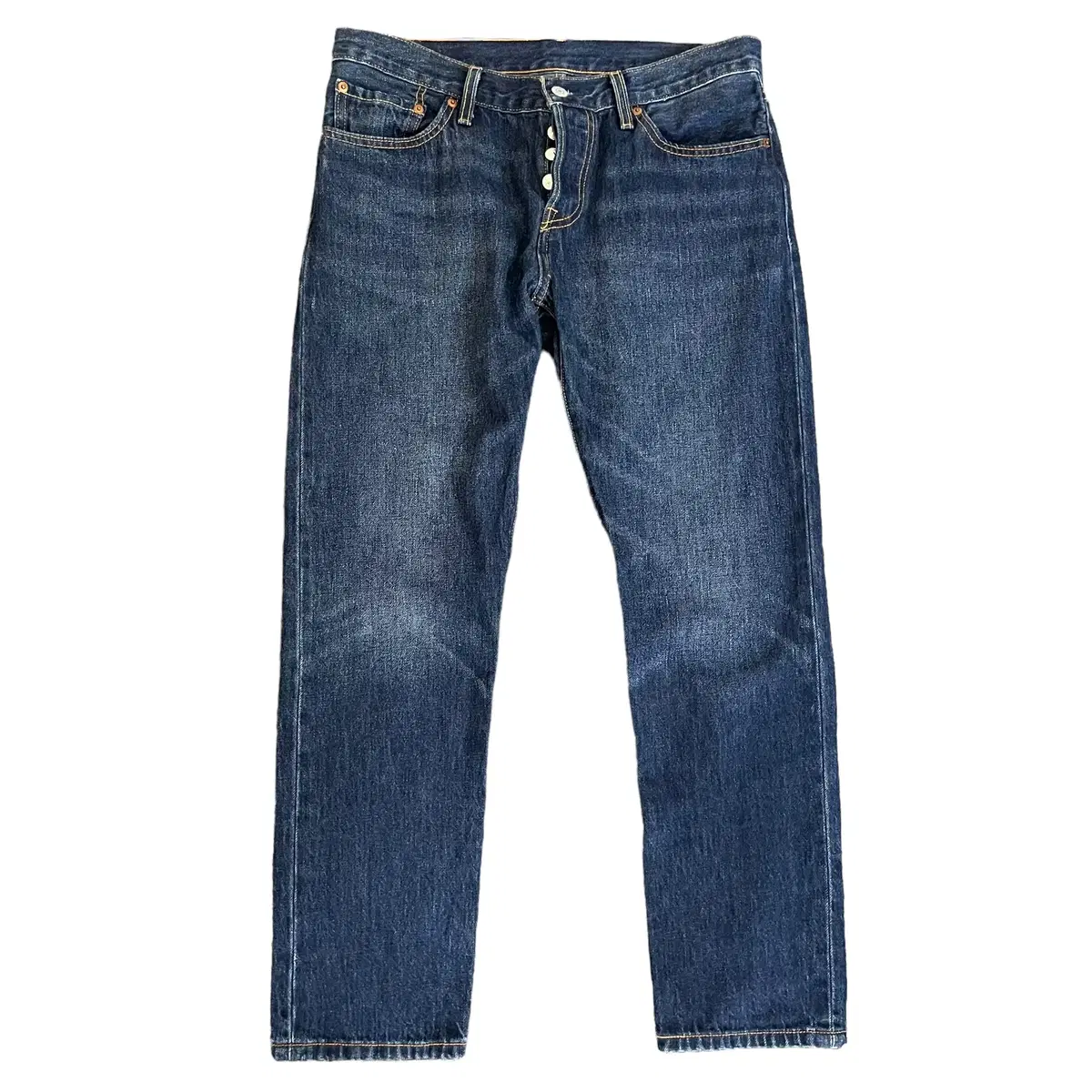 (27) Levi's 501 Jin Blue Button-Fly Denim Pants