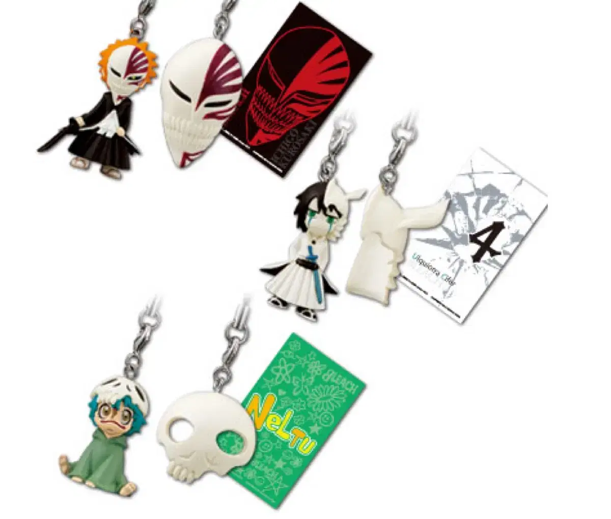 Bleach First Prize Lottery E Figure Strap Set