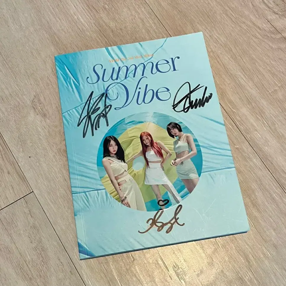 비비지 친필 사인 summer vibe 앨범 판매