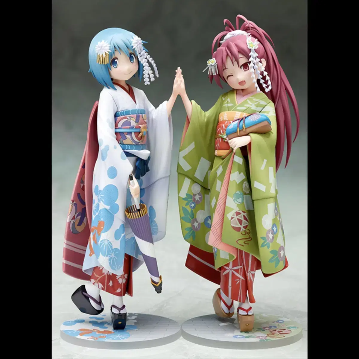 Bulk of 2 unsealed Mamama Sayaka & Kyoko Kyosaya Haregi Figures