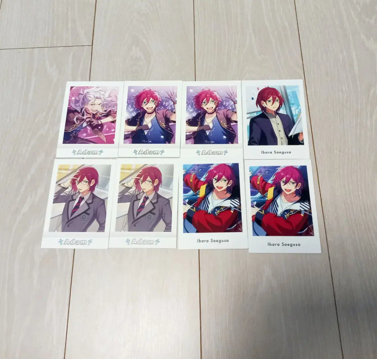 Ansta Eden Ibarra Nagisa Pasha Pashotz Adam Photocard