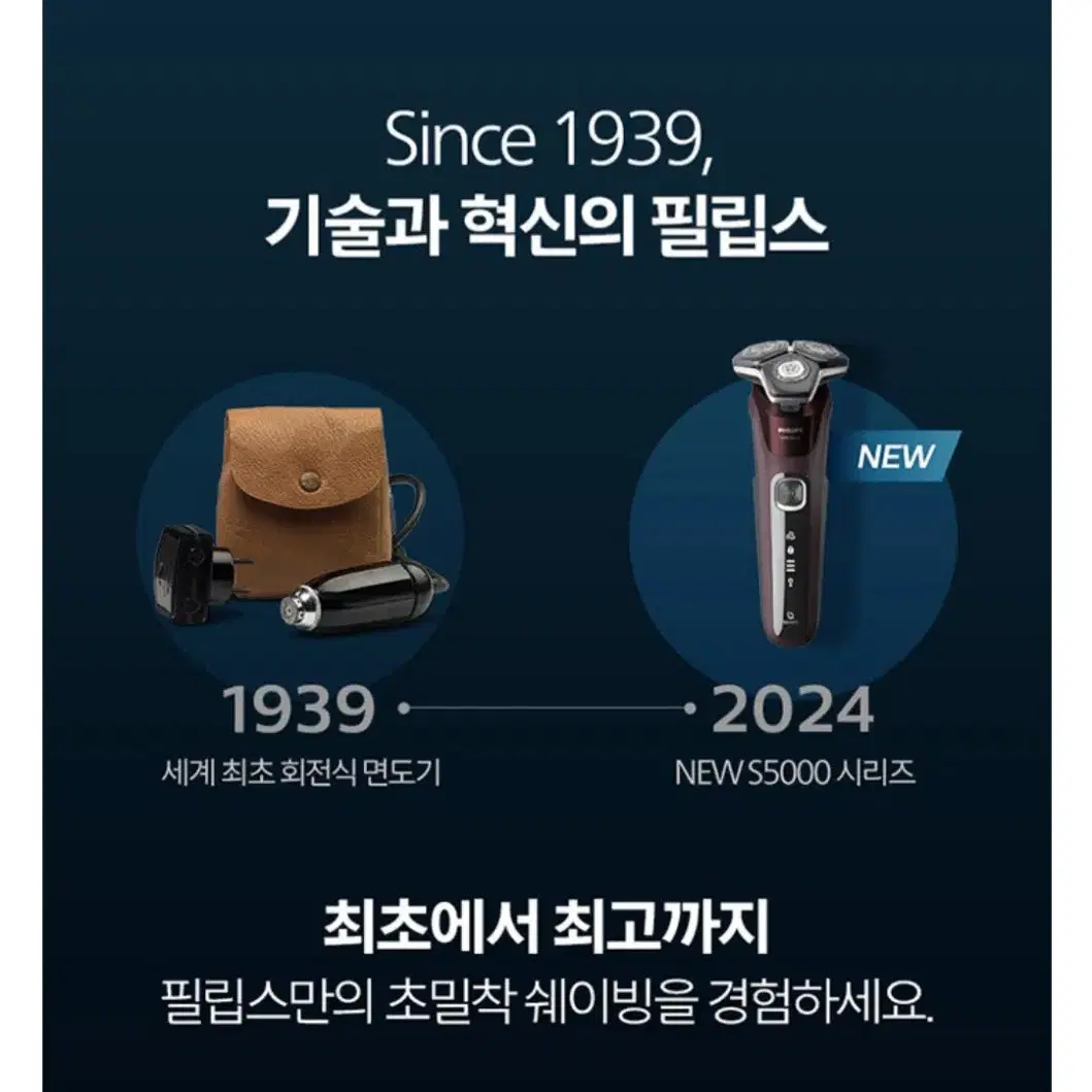 미개봉새상품정품필립스전기면도기SKINIQS5000시리즈S5881/12