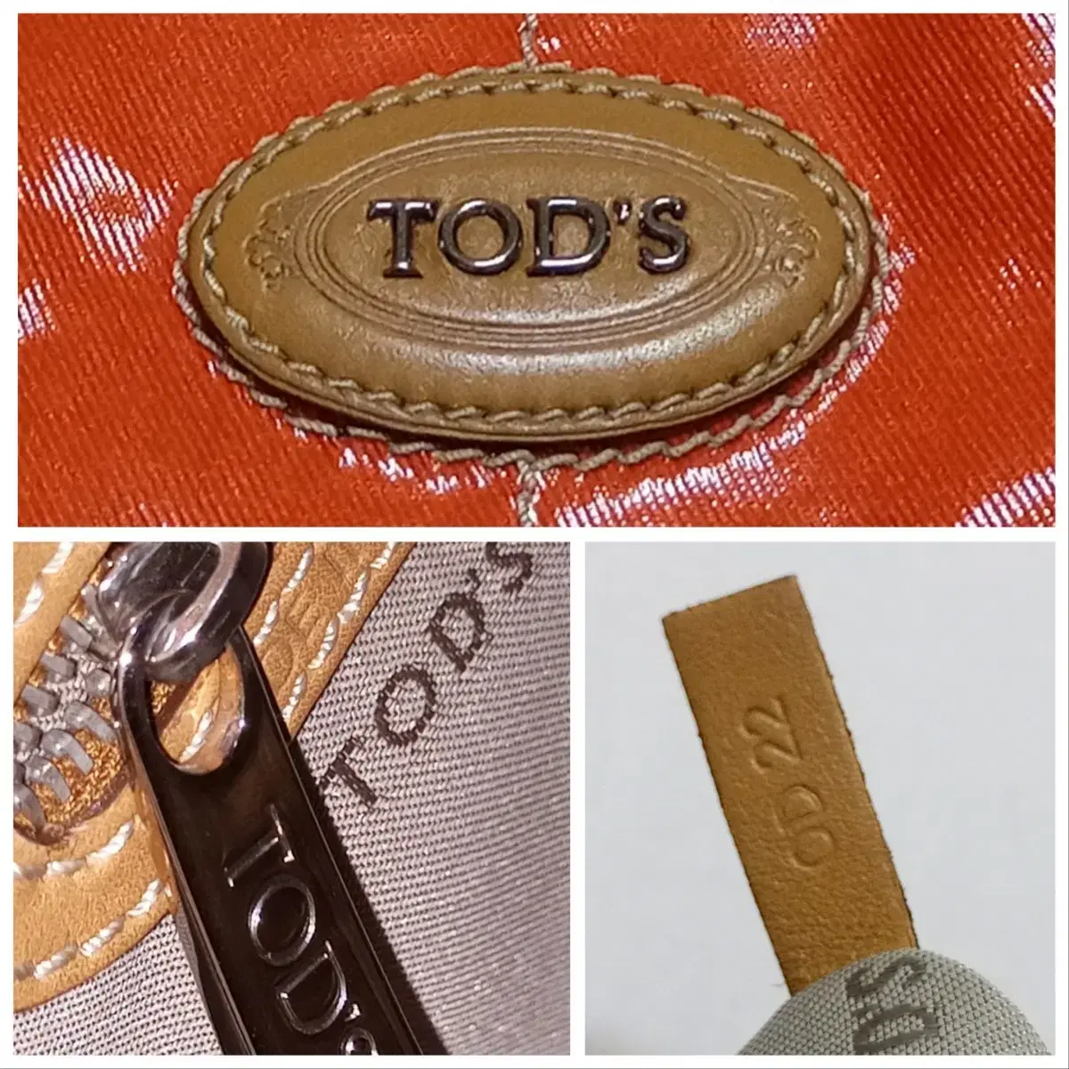 토즈 TOD'S  에나멜 투웨이 백