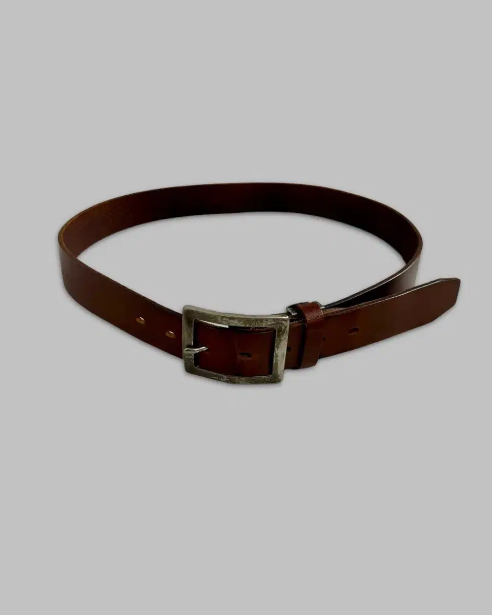 vintage brown leather belt