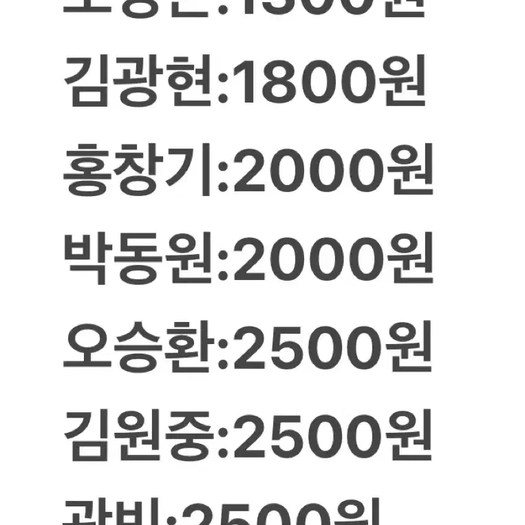 ssg,lg,삼성,롯데,두산,한화 홀로그램 카드