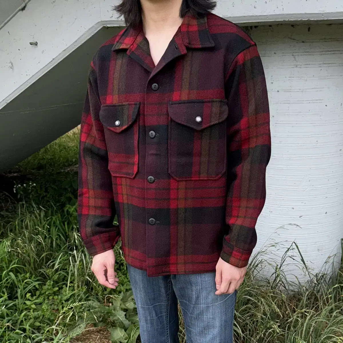 PENDLETON Check Wool Jacket M