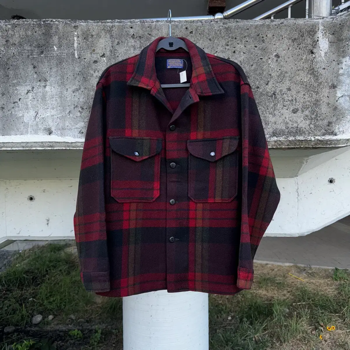 PENDLETON 체크 울자켓 M