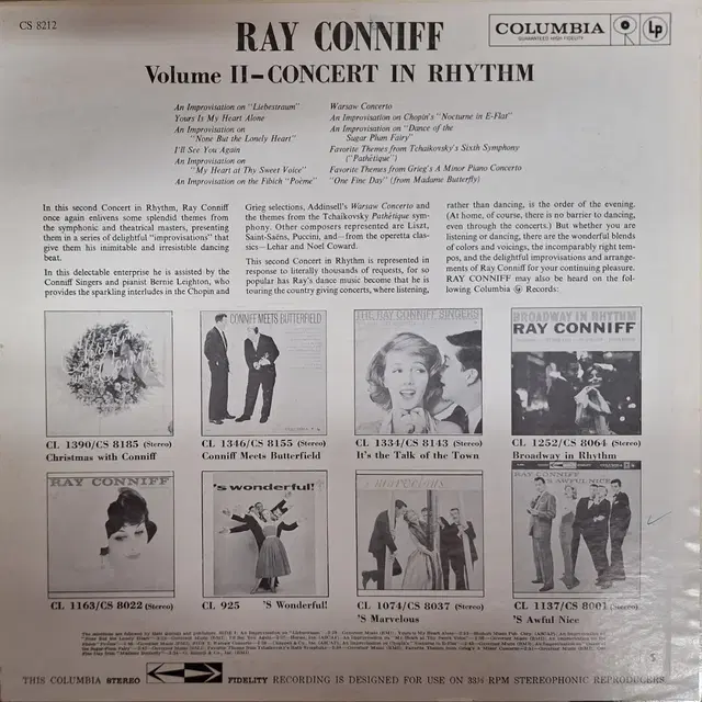 미국원반/Ray Conniff vol.2-Concert in Rhythm