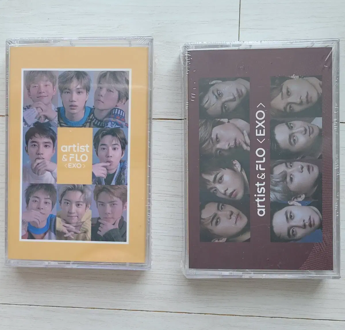 EXO Artist & Flo Photo Card 2nd & 3rd Edition sealed suho baekhyun Chanyeol