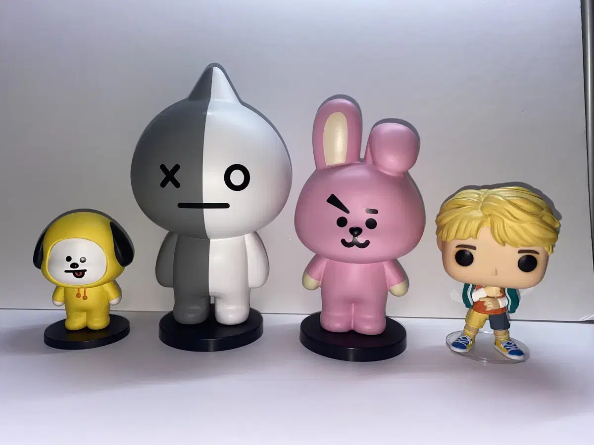 방탄소년단 bt21 지민 정국 알엠 펀코팝 피규어