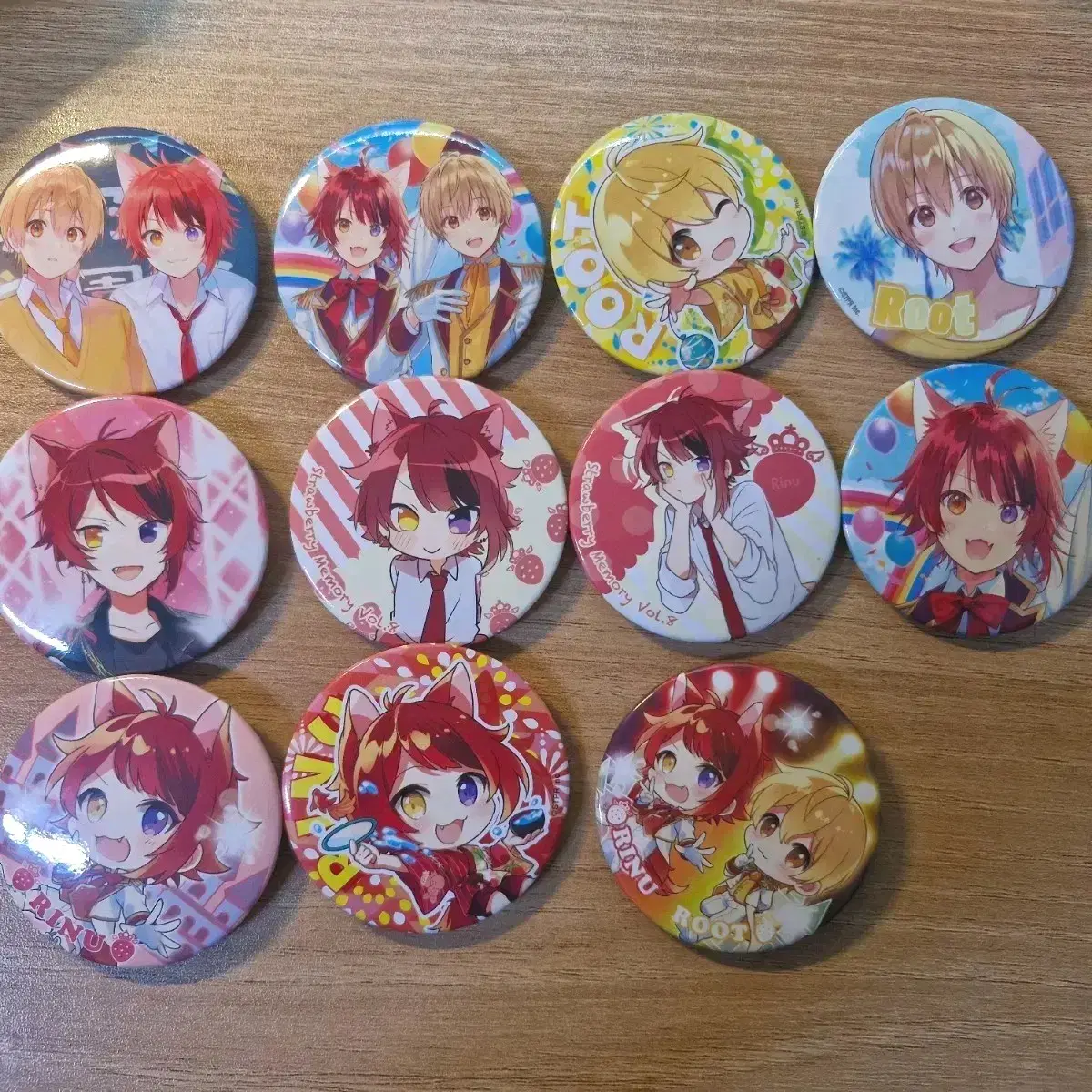 Stupuri Strawberry Prince Can Badge Rinu Ruto zuu