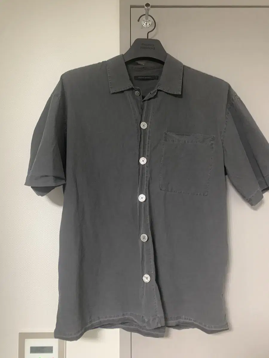 Hatching Room Dyed Box Shirt Size 3